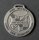 Vtg - Pga Golf Bag Tag - Pine Needles Lodge   Country Club - Southern Pines Nc