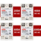 Solid State Relay Module Ssr-25 40 60 80 100da Dc-ac High Voltage Single-phase  