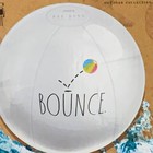 Rae Dunn Bounce Jumbo Beach Ball Inflatable Pool Toy 27  White Black
