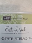 Stampin  Up  Clear Stamp Set  holiday Invitation   Stamp New