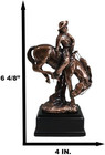 Ebros Wild West Rodeo Cowboy With Bucking Bronco Horse Statue In Bronze Electrop