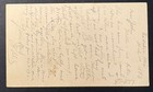 1883 Postal Card With A Negative  b  Fancy Cancel