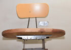 Vintage Toledo Uhl Industrial Shop Stool Metal Drafting Chair Adjustable D5