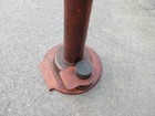 Antique Wood Foundry Sand Mold Turner Machine Danbury Ct Steampunk Pedestal Base