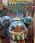 2026 Disney Parks Mickey Mouse Magic Kingdom Monorail Ears Glass Ornament New
