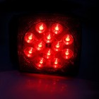 1 Pair Rear Led Submersible Square Trailer Tail Lights Kit Boat Truck Waterproof