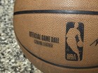 Wilson Nba Game Ball Genuine Leather Basketball Sacramento Kings Game Used