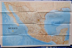 A Traveler s Map Of Mexico Vintage National Geographic Magazine September 1994