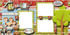 Family 2 Premade Scrapbook Pages Paper Piecing Layout Boy Girl Digiscrap   a0014