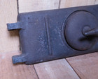 Vintage Cast Iron Wood Coal Burning Stove Door Cover Old 19-24-7-41