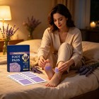 Deep Cleansing Herbal Foot Pads Lavender Chamomile Nighttime Care Patches Us