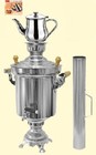 Russian Samovar Samovar Stainless Steel 5 Litre                  Jug 0 9l   Tray