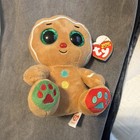Ty Beanie Boos Gingerbread Man Plush Stuffed Animal 2018 Mpn 36723