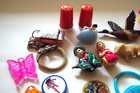 Vtg Gumball Charm Cracker Jack Lot Vending Machine Prizes Toys Trinkets Smalls