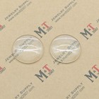 5pcs Round Glass Cabochon Tiles  Domed With Flatback  Round-35mm