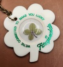 Vintage Fitzgeralds Casino Hotel Reno 4 Leaf Clover Lucky Keychain Unused Mint