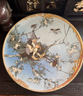 Art Nouveau Rare Heinrich Schlitt Large Wall Charger Antique Circa 1900