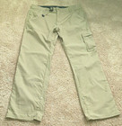 Prana Stretch Zion Relaxed Pant Cargo Hiking Pants Cotton Mens Size 33 32
