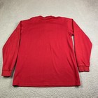Rasco Fr Flame Resistant Shirt Mens Large Red Long Sleeve Henley