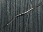 10ft Western Electric 24ga Cloth  Silk Covered Black  Tinned