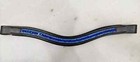 3 Row Luxurious Blue Crystal Leather Horse Browband For Horse Bridle 