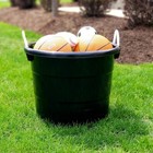 Homz 0402grbk 08 Storage Tub W  Rope Handles  18 Gal  Black