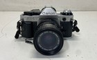 Vintage Canon Ae-1 Program 35mm Slr Camera Fd Mount 2 Lens Lot Tested