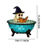 Halloween Ghost Bubble Bath Lamp  Cute Ghost Night Light Bathtub Accent Led Lamp
