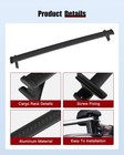 Cargo Roof Rack Cross Bar Black For Chevrolet Traverse High Country 2018-2021