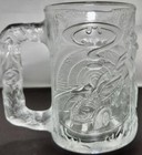 Mcdonalds 1995 Robin Batman Forever Collectors Glass Mug Cup W  Handle Vintage