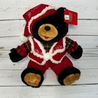 Dan Dee Holiday Plush Bear Pair Snowflake Friends 2007 12 Inch Plush Stuffed Toy