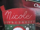 Bucilla Christmas Felt Applique Holiday Stocking Kit jolly Beaded Santa 84382 18
