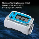 1  Inch Turbine Digital Diesel Water Fuel Flow Meter Oval Gear Flow Gauge