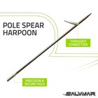 Salvimar Pole Spear Harpoon   Durable Stainless Steel Threaded Sharp Replacem   