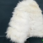 Vintage Ladies Marabu Feather Cape Shrug Shawl White cream Melange Satin Lined 
