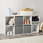 Mainstays 8-cube Storage Organizer  11 8  Shelves  Bookcase  Wood Display