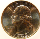 1943 P Washington Quarter Ngc Ms64 Uncirculated 25c Coin Buy It Now 