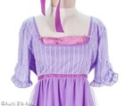 Regency Era Dress  handmade Bonnet Early 1800 s Dickens Era Lavender Dress Xl