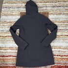 Lululemon Soft Shell Long Parka Rain Jacket Hoodie Hoody Black Womens Small S