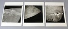 Apollo 15 The Moon - 3 Mission Photographs - Wide-angle Craters - Nasa Space