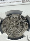 Tibet Nepal Silver Mohar Kingdom Bhatgaon 1722 Ngc Cert  Vg Details