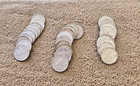 Canada - 80  Silver Ten Cent Lot -  3 Face Value - 2 2236 Tr  Oz 
