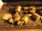 Vintage Miniature  Brass Weights Lot Of 25 Brass Tone