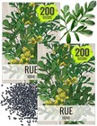 Seeds To Plant Heirloom Non-gmo Medicinal Herbs 2 Packs Rue