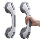 Shower Grab Bar  2 Pack 12 Inch Suction Grab Bars For Bathtubs And 12 2  Gray