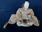 Antique Japanese Takeda Imperial Palace Emperor Doll Original Edo Period