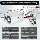 New 500w Psu Power Supply L77487-001 L89233-001 Fits Hp 280 G8 Pro Z2 L77487-003