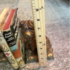 Vintage Gold Bronze Shar-pei Bulldog Puppy Bookends Pair Verdigris Patina 5 5 