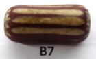 Old Worn Antique Venetian Chevron Trade Bead African B7 Bg 81