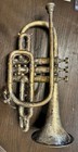 Antique H n  White    the King    Cornet Cleveland Ohio Early 1900s Serial 6390